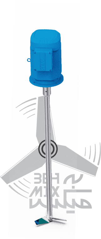 همزن صنعتی دوربالا مدل hsz