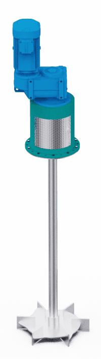 همزن گیربکس دار  تک طبقه مدل lsa