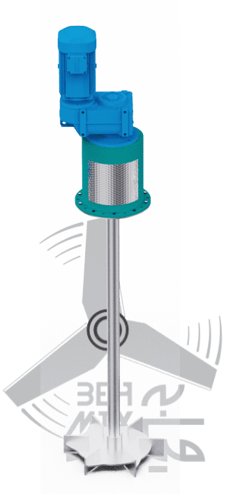 همزن گیربکس دار تک طبقه مدل lsa