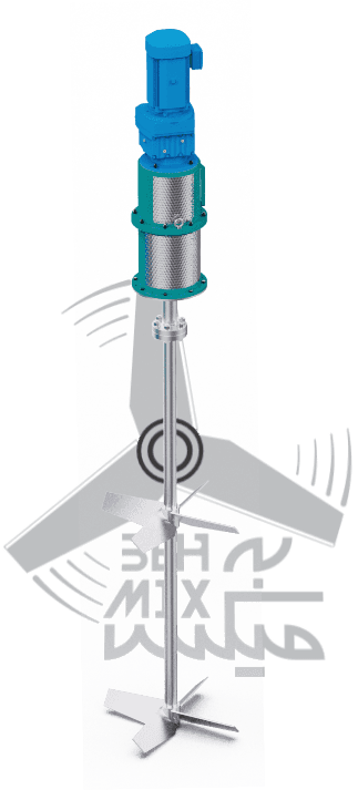همزن گیربکس دار دو طبقه مدل lsb